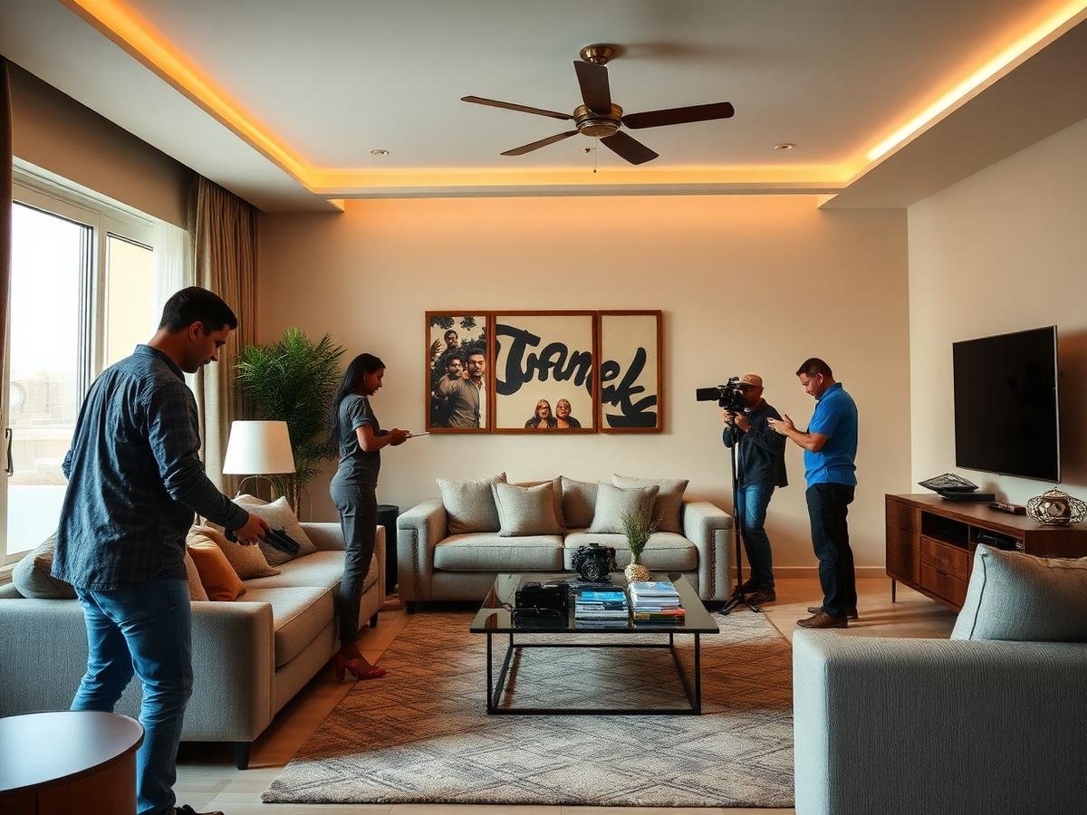 Packing a villa in a Dubai suburb