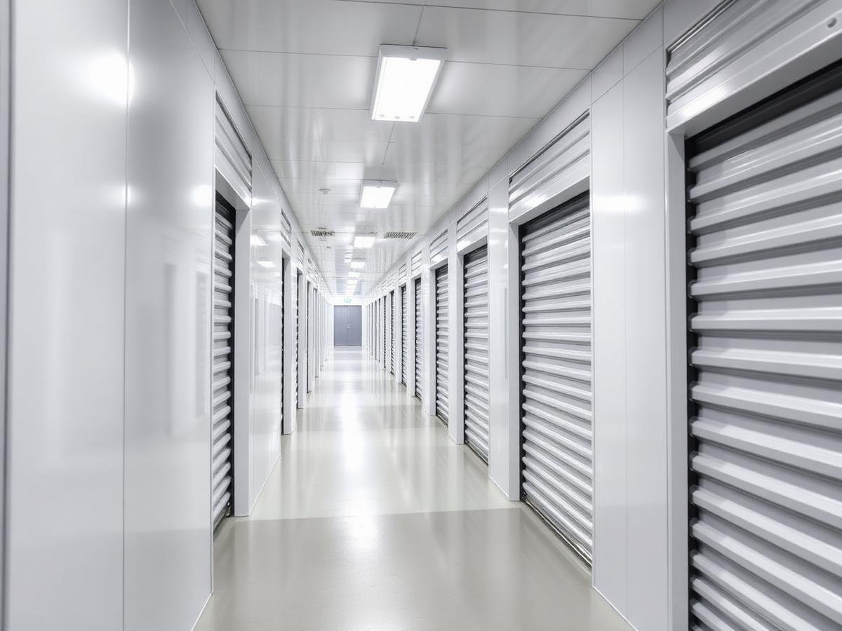 Storage corridor with private units