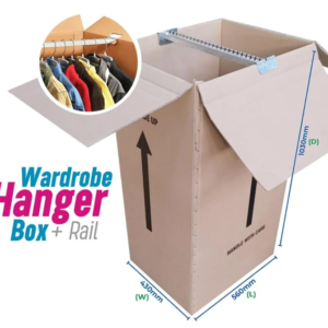 Premium Wardrobe Moving Boxes with Hanging Bar